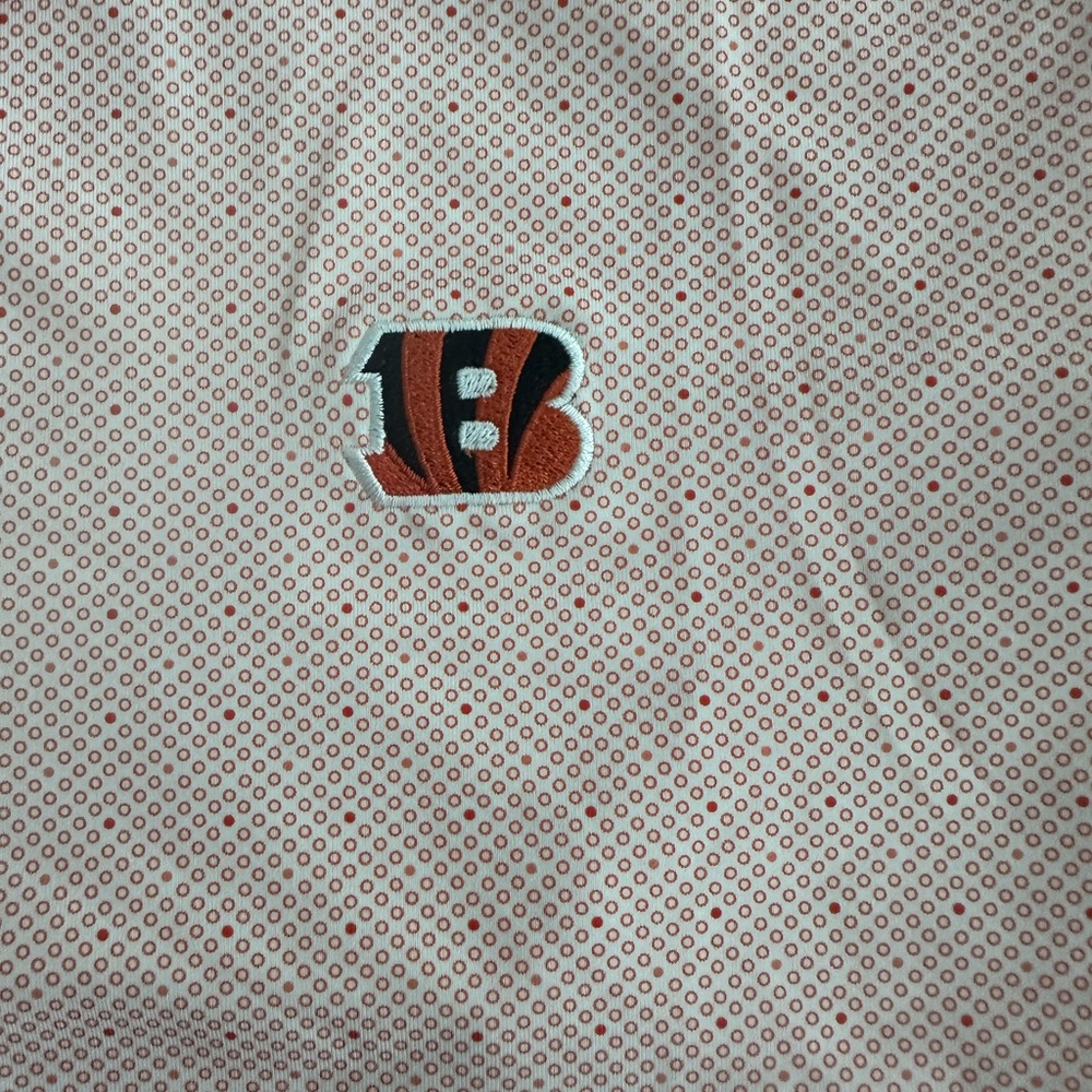 Cutter and Buck Cincinnati Bengals Short Sleeve Polo Shirt Size 4XL Gently Worn - Picture 4 of 6